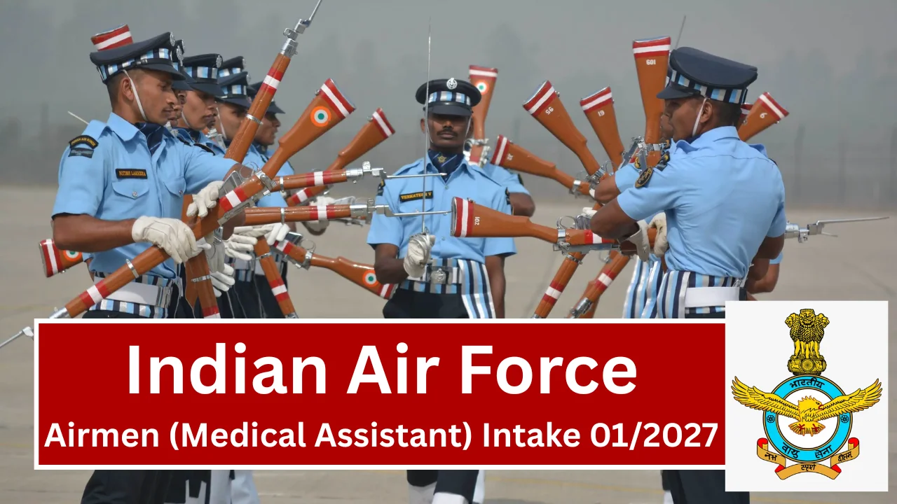 Indian Air Force Airmen (Medical Assistant) Intake 01/2027