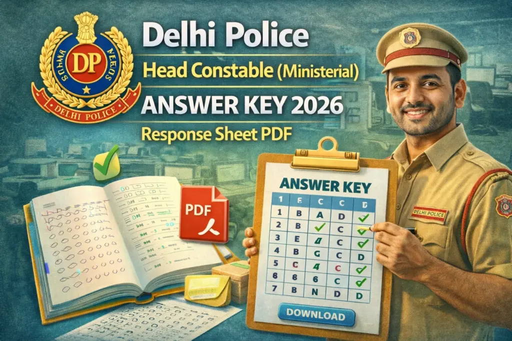 Delhi Police Head Constable (Ministerial) Answer Key 2026