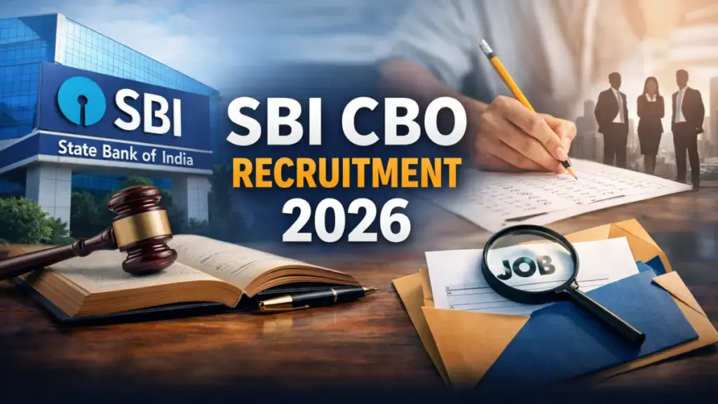 SBI CBO Recruitment 2026