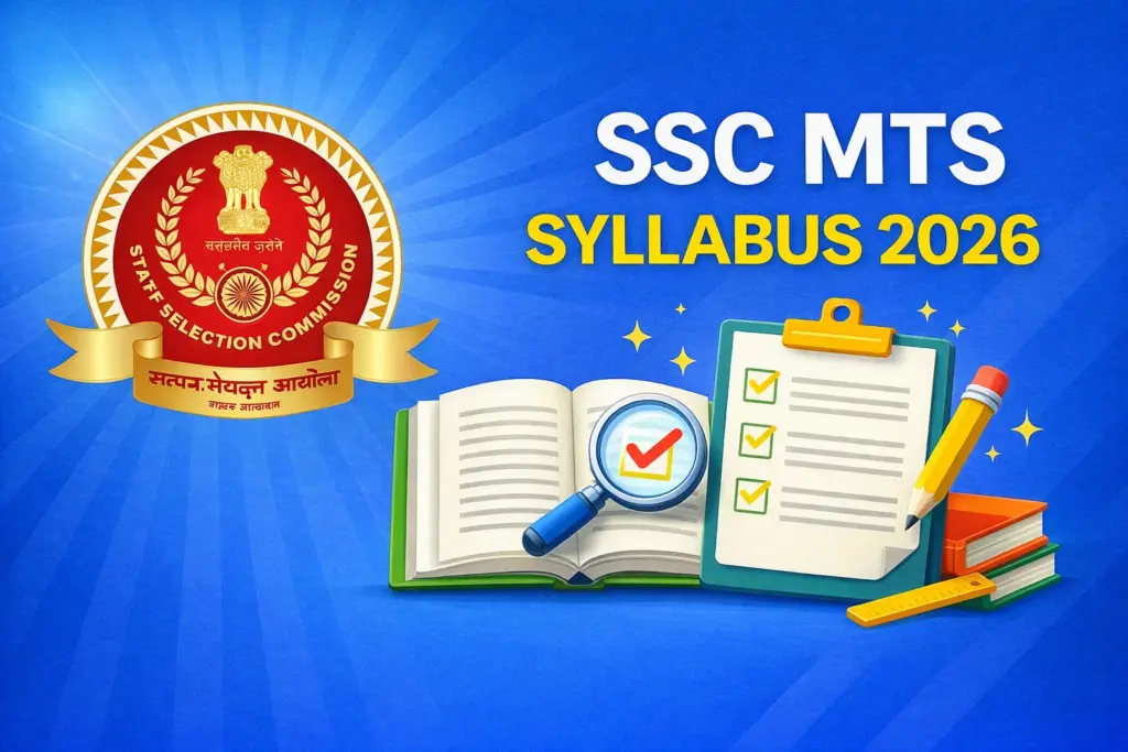 SSC MTS Syllabus 2026