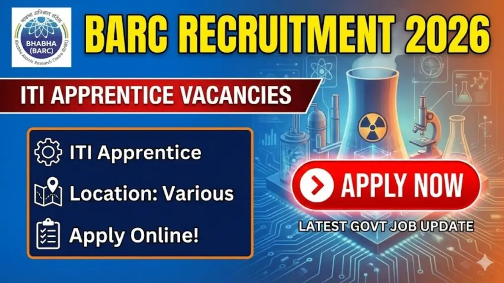 BARC ITI Apprentice Recruitment 2026