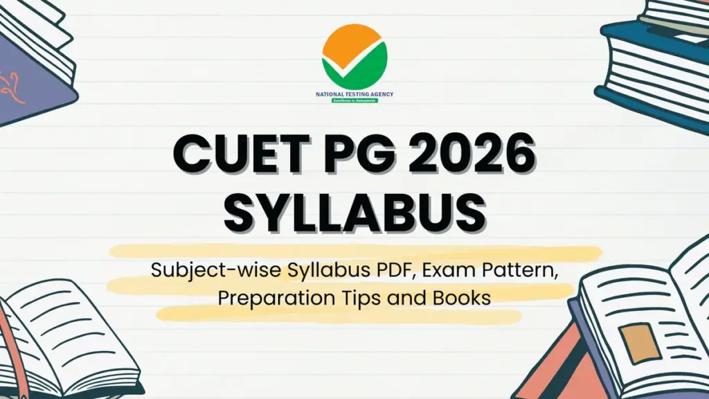 CUET PG Syllabus 2026
