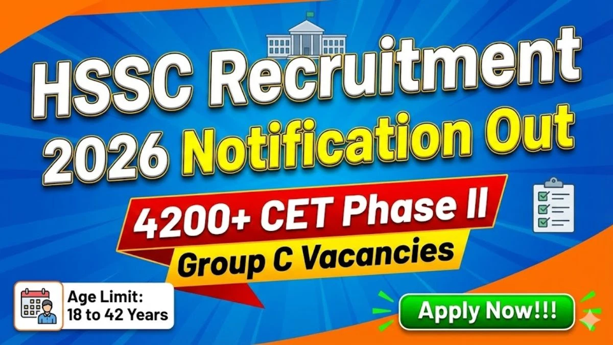 HSSC Group C Vacancy 04/2026