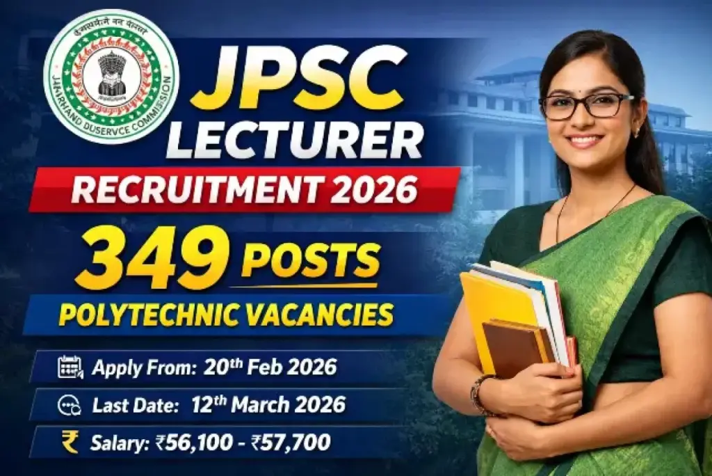 JPSC Polytechnic Lecturer Recruitment 2026