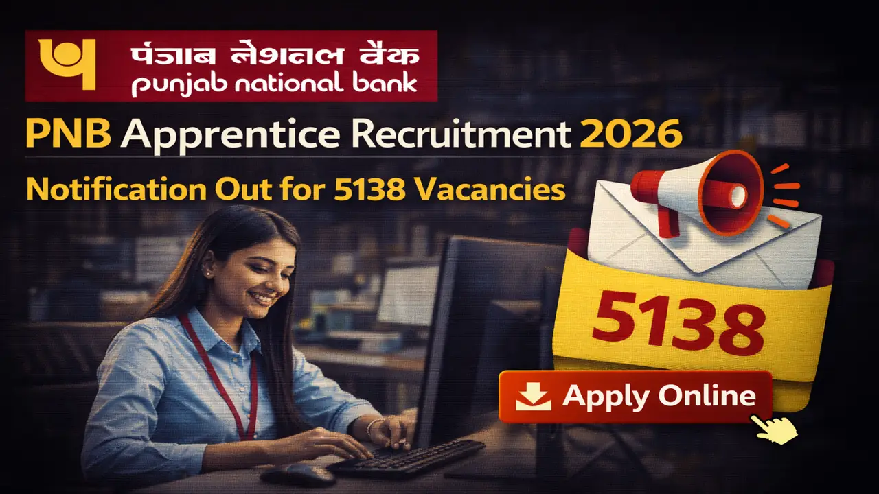 PNB Apprentice Recruitment 2026