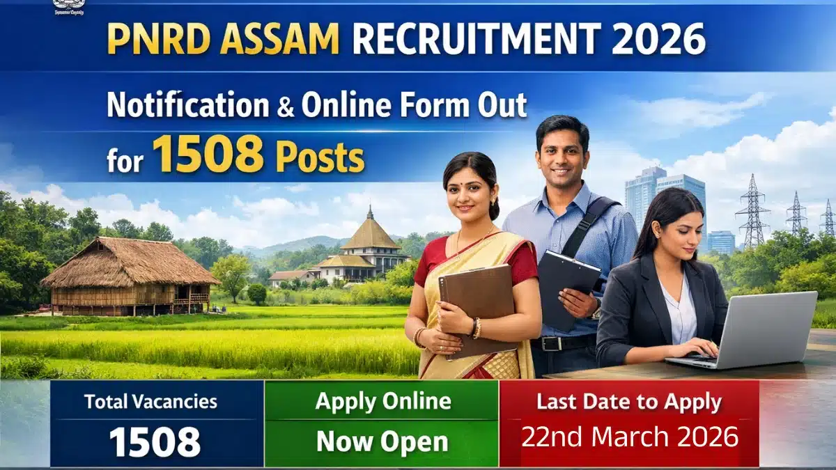 PNRD Assam Recruitment 2026