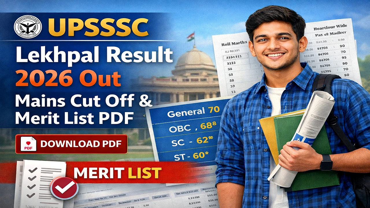 UPSSSC Lekhpal Result 2026 Out