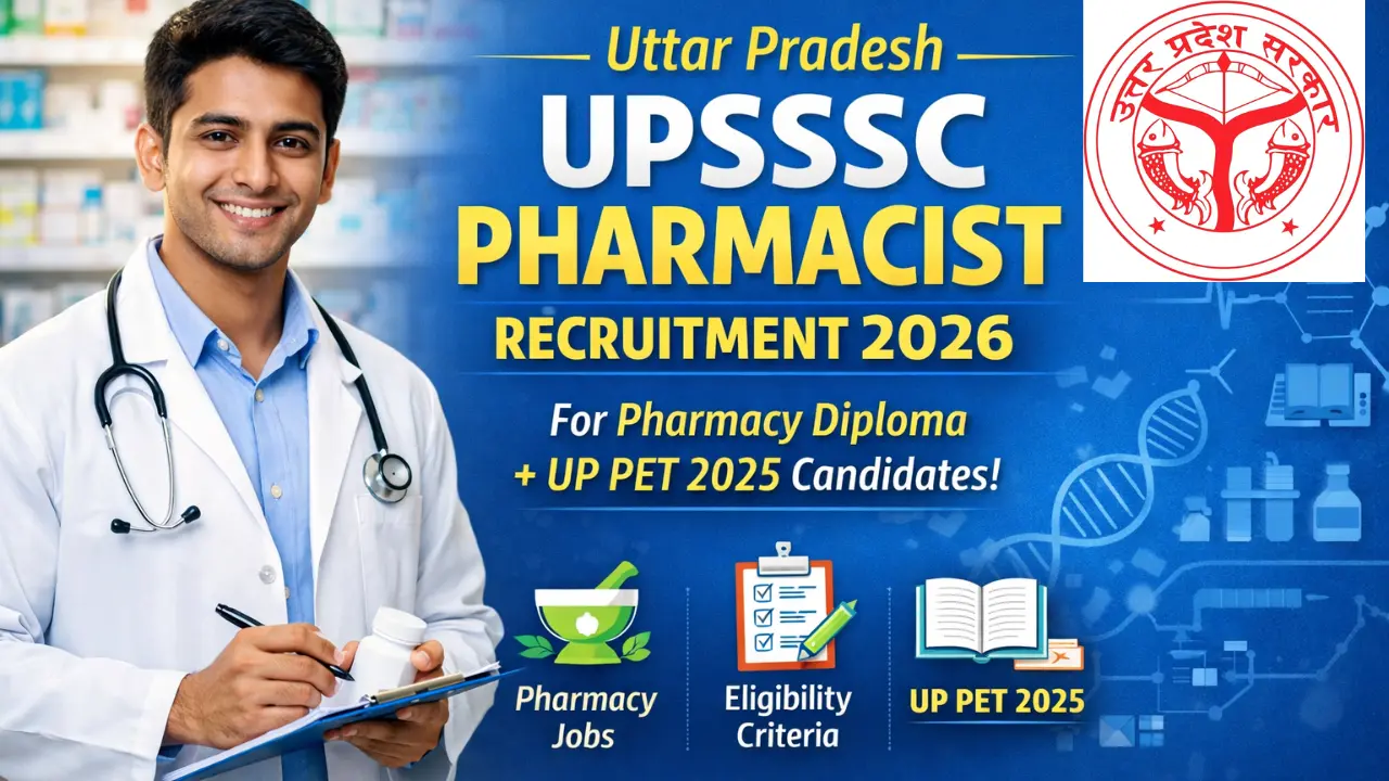 UPSSSC Pharmacist Recruitment 2026