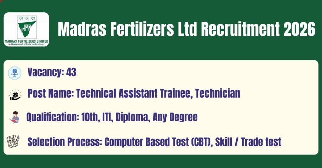 MFL Technician Recruitment 2026