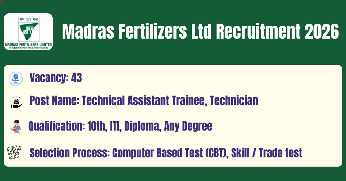 MFL Technician Recruitment 2026